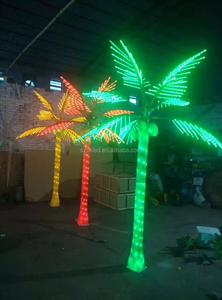 Realistic <strong>Artificial</strong> Outdoor Lighted Led Palm Coconut <strong>Tree</strong> - Product Image 6
