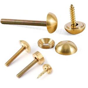 OEM Customized New Design Wholesale Price Brass End-Cap Half Round Hexagon End-Cap Manufacturer - Product Image 3