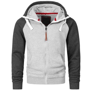 Sudadera Corta con Capucha para Hombre, Informal, con Cordón Ajustable, Doble Capucha con Cierre, Forro Polar, Algodón, Impermeable, Transpirable, para Yoga y Gimnasio - Product Image 3