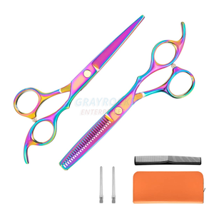 กรรไกรตัดผมสแตนเลสสำหรับผมบางสำหรับร้านเสริมสวย - Product Image 6