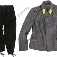 Manteau long imperméable personnalisé en tissu 100% laine, uniforme pour hommes et femmes, respirant, style allemand de la Seconde Guerre mondiale