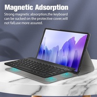 Touchpad Casing Keyboard Nirkabel, untuk Samsung Galaxy Tab A7 /A 10.1/Tab S7 /S6 Lite 10.4/Tab A 7 Lite 8.4