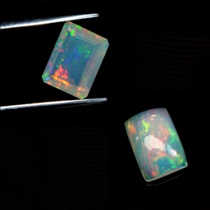 "8X10mm Octágono ópalo etíope Natural de" Venta al por mayor precio de fábrica de alta calidad de piedras preciosas sueltas | WELO Opal etíope | - Product Image 1