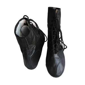 Sneakers de danse en cuir véritable pour hommes, chaussures de danse, de jazz, plates, bottes de danse pour l'entraînement - Product Image 1