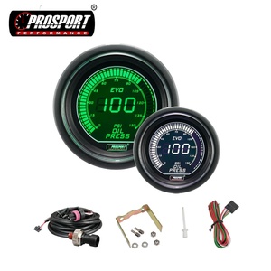 52 Mét 10 BAR 0-150 PSI EVO LCD Hiển Thị Kỹ Thuật Số Rõ Ràng Lens Đo Áp Suất Dầu Meter OEM ODM Kép Đèn Nền Màu Trắng Và Màu Xanh Lá Cây - Product Image 5