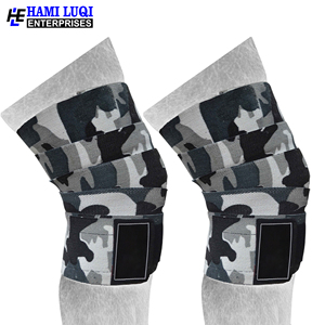 Wholesale 2025 Printed Knee <b>Wrap</b> with Elastic <b>Support</b> - Polyester Blend for Weightlifting Powerlifting, and Gym Fitness Sessions - Product Image 6