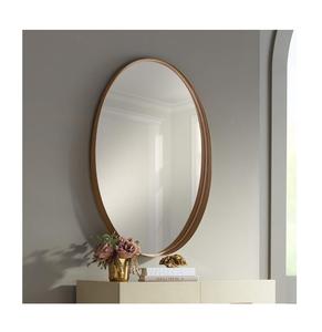 Espejo de pared decorativo para baño de diseño superior Marco de metal Espejo de pared hecho a mano Fabricante al por mayor - Product Image 1