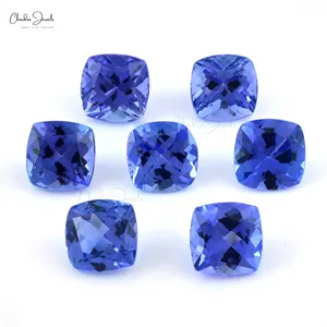 หิน Tanzanite ธรรมชาติขนาด5มม. 100% ตัดอัญมณีกึ่งมีค่าแทนซาไนต์สำหรับจี้แหวนเครื่องประดับ - Product Image 1