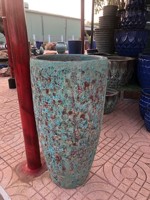 Pots à fleurs en céramique émaillée de haute qualité, style moderne, pour usage en jardin, écologiques, durables, légers, grands