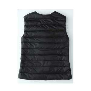 Chaqueta acolchada vaquera brillante de gran tamaño con logotipo personalizado para hombre, chaleco de invierno a la moda de nuevo diseño, abrigo de plumas con burbujas - Product Image 4