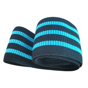 Blue Striped Squat & <b>Booty</b> Exercise Bands-Durable Resistance Bands with Custom Logo Option Wholesale Drop Shipping - Product Image 4