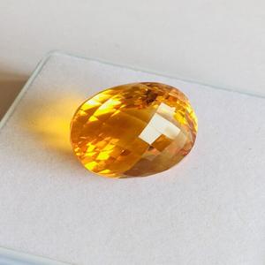 พลอยซิทรินธรรมชาติเกรด AAA สีทองพร้อมใบรับรอง IGI สำหรับเครื่องประดับ - Product Image 1