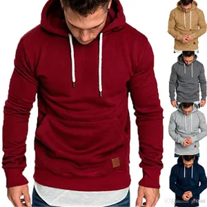 Hoodie Pullovers 100% cotton High quality Solid colors Hoody