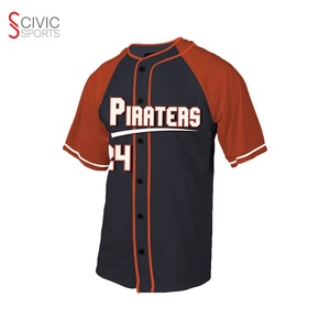 Camisetas de béisbol personalizadas directas de fábrica, conjuntos de uniformes lisos, personalizables, de alta calidad, duraderos, ropa de equipo - Product Image 2
