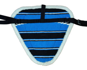 Almohadilla a pelo de algodón oscuro de alta calidad Y & Z, almohadillas para SILLÍN y estribos de nuevo diseño, suministro de Equistrain para montar - Product Image 3