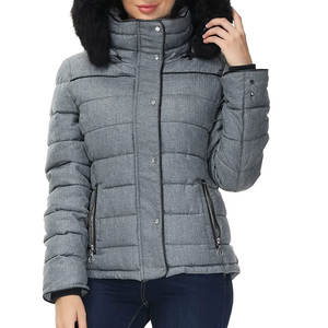 Veste de baseball personnalisée OEM bicolore pour hommes Zip-Up Letterman Puffer Hooded Stand Thin Winter Single Piece Package Included Coated - Product Image 5