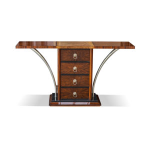 Mesa de Consola Personalizada, Muebles Modernos para Sala de Estar, Madera de Palisandro Maciza, Consola de Madera de Caoba, Proveedor Mayorista OEM de Alta Calidad - Product Image 1