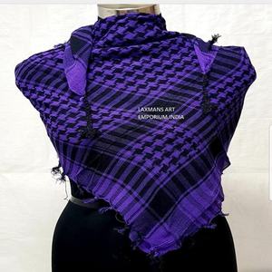 Nuevas bufandas cuadradas de Arafat, venta al por mayor, bufandas de algodón de la India, bufandas de diseño de Arafat, venta al por mayor, bufandas de algodón de moda - Product Image 5