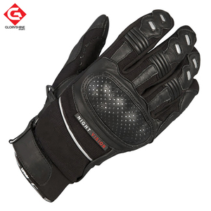 ถุงมือแข่งรถหนังแท้สำหรับผู้ใหญ่ชายและหญิงระบายอากาศได้ดีมอเตอร์ครอสและขี่จักรยานกลางแจ้งปลอดภัยสำหรับนักขี่จักรยานสไตล์สวมนิ้ว - Product Image 6