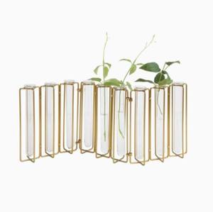 Best Selling Glass Flower Vase for Home Hotel Restaurant Decorative Flower Vase Decor Clear Color Modern Design Glass Plant Vase - Product Image 5