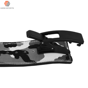 Cheap <b>Men</b> Comfortable Camo Style Powerlifting PU Leather Gym Lever Squat And Dead Lifting Workout Leather Belts - Product Image 2