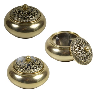 Haute qualité en laiton métal concepteur porte-encens décoration de la maison Design porte-encens pour les Arabes nuit décoration de la maison - Product Image 1