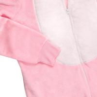 Nouveautés 2020 : Combinaison en polaire thermique ignifuge pour enfants, motif licorne rose, collection automne, assortie à toute la famille, 100%