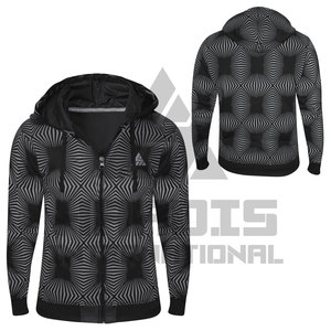Sudadera con capucha de forro polar para hombre, hecha en Pakistán, para invierno, transpirable, de poliéster/algodón, corte regular, con diseño único - Product Image 3