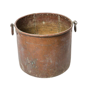 Maceta de Cobre con Asa, Calidad Superior, Forma Redonda, para Jardín o Terraza, a un Precio Asequible - Product Image 2