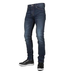Pantalones vaqueros de carreras para hombre, ropa deportiva de invierno de alta calidad, bajos en enzimas, lavados, lisos, estilo arrugado, transpirables y personalizados - Product Image 4