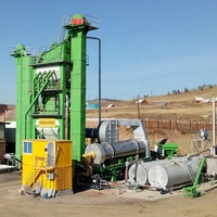 Équipement de construction de routes 120 T/H Machine à goudron d'usine d'asphalte
