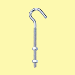 Vis de machine en acier zingué HANLIX, écrous filetés, crochets de corde à linge norme ISO, diamètre 6,9 mm, longueur 152 mm, ISO 9001, DIY - Product Image 2