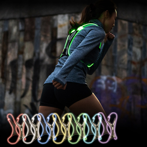 OEM Portable Rechargeable RGB LED Light Outdoor Running & Hiking Cycling <b>Vest</b> Light - Product Image 6