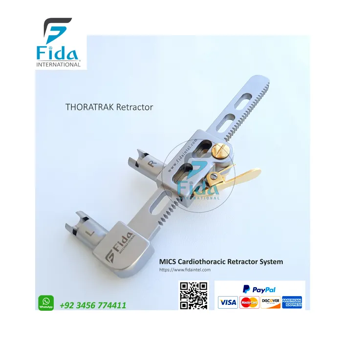 Fida mics tối thiểu xâm lấn phẫu thuật tim thoratrak rút lại hệ thống cho phẫu thuật tim mạch rút lại