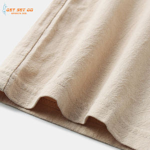 เสื้อยืดคอกลมสำหรับผู้ชายผ้าคอตตอนลำลองแห้งเร็วระบายอากาศพิมพ์ลายตัวอักษรโลโก้และเย็บปะติด - Product Image 5