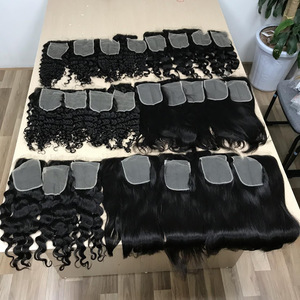 Matière première HD crépue vietnamienne de haute qualité 5x5 pour fermeture frontale en dentelle 8-36 pouces longueurs étirées vague extension de cheveux humains - Product Image 3