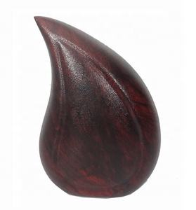 โกศเผาศพรูปหยดน้ำตาสีน้ำตาลโลหะ - Product Image 1