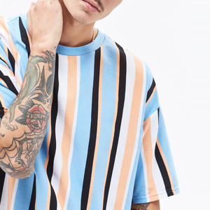 T-shirt personnalisé de haute qualité 100% coton lavé au soleil Vintage T-shirt pour hommes coupe ample logo imprimé personnalisé T-shirt lavé à la pierre pour hommes - Product Image 1