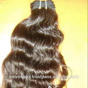 ที่มีคุณภาพผม Remy ทอผ้าของเครื่อง Waft ผมหยัก2025ร้อนขายที่มีคุณภาพดีผม Remy มนุษย์ทอผ้าจากอินเดีย - Product Image 2
