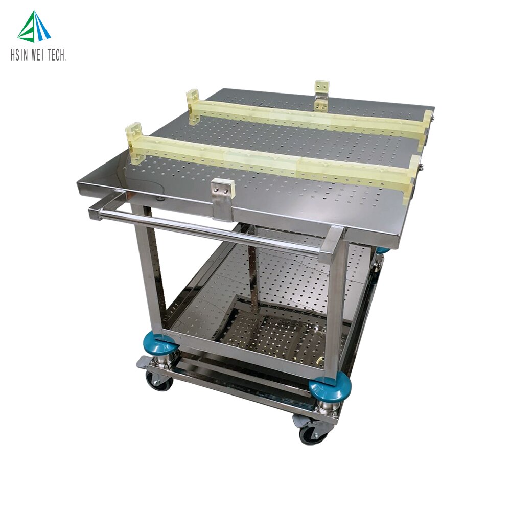 laboratory instrument trolley with shockproof