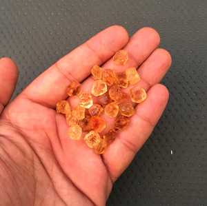 หินซิทรินสีเหลืองธรรมชาติ25ชิ้นคริสตัลบำบัดอัญมณีหยาบแบบหลวมสำหรับทำเครื่องประดับขายส่ง - Product Image 2