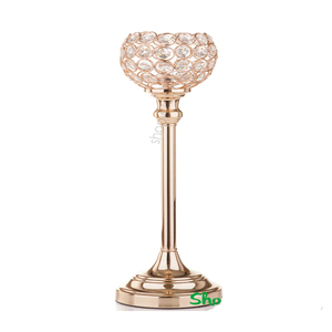 STYLISH <b>CRYSTAL</b> <b>CANDLE</b> HOLDER for WEDDING CENTERPIECE DECORATION HANDMADE MODERN LUXURY HOME DECORATION - Product Image 2