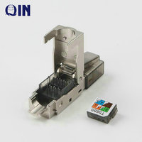 STP Cat.6A Cat7 RJ45 enchufe Modular Toolless computadora Internet LAN Cable RJ45 Toolless conector Modular