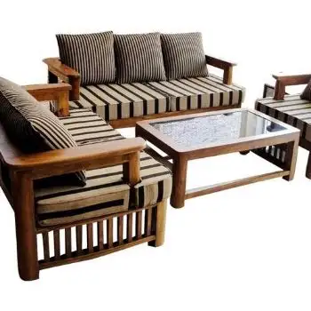부드러운 침대 소파 현대 가구 세트 거실 ~ 천연 나무 ~ 최고 품질 ~ 전문 ~ 제조 인도