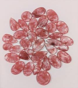 Cabochon de Quartz de cerise rose naturel, pierre précieuse ample, vente en gros, 50 pièces - Product Image 3
