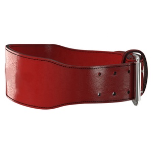 Hombre fuerte de cinturón de levantamiento de elevación grande de cuero de gamuza de doble punta de cuero de piel de vaca cinturón gimnasio de levantamiento de peso - Product Image 3