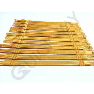 Correa de barbilla de Color dorado sólido Ceremoial con fabricación de buena calidad Correas de chip ceremonial Venta a granel - Product Image 1