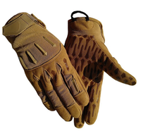 Gants d'entraînement de sécurité camouflage pour hommes avec nylon, nitrile, latex, cuir et pointe en acier pour une utilisation de tir de haute qualité