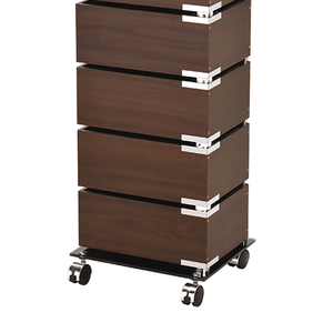 รถเข็นเก็บของสี่ล้อหมุนได้หรูหรา - Product Image 3