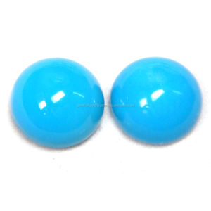 Cabujón de forma mixta de turquesa azul, corte facetado, turquesa de alta calidad, piedras preciosas sueltas, fabricación de joyas, piedra turquesa calibrada - Product Image 1